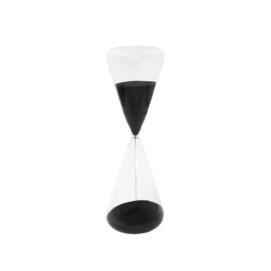 Reloj Decorativo Jack de Vidrio con Arena Negra