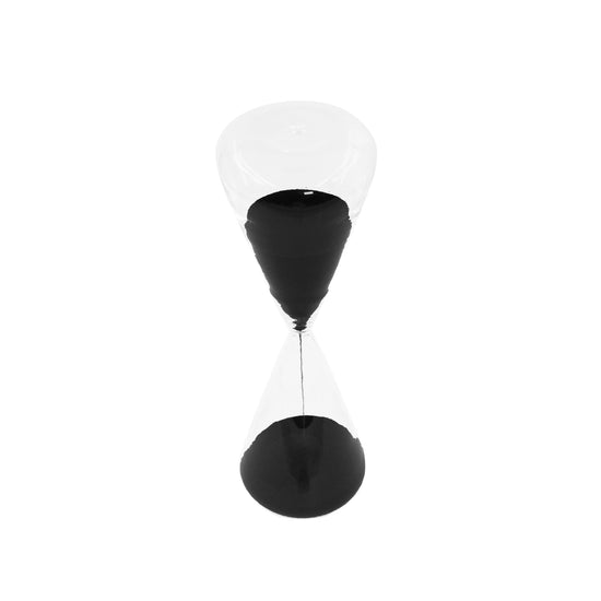 Reloj Decorativo Jack de Vidrio con Arena Negra