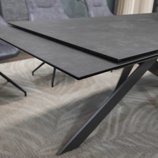 Mesa Con Extensión Westbourne + 6 Sillas Giratorias Westbourne