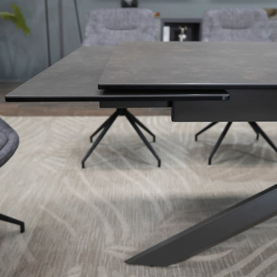 Mesa Con Extensión Westbourne + 6 Sillas Giratorias Westbourne