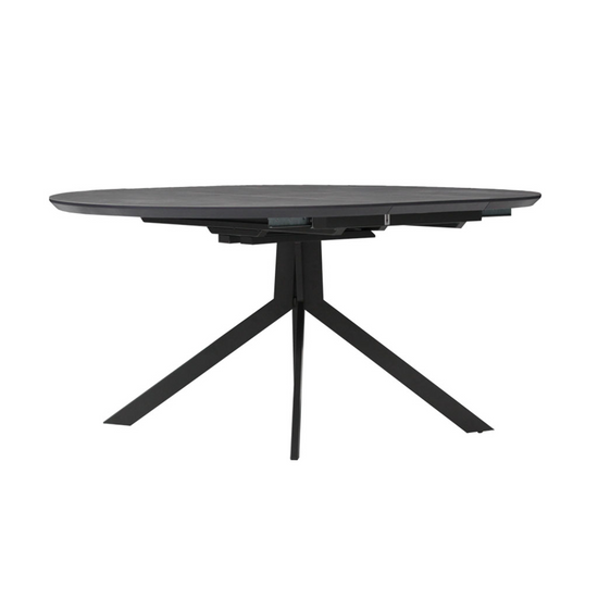 Set Mesa Circular Brixton Con Extensión + 6 Sillas Giratorias Westbourne