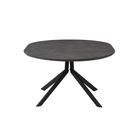 Set Mesa Circular Brixton Con Extensión + 6 Sillas Giratorias Westbourne