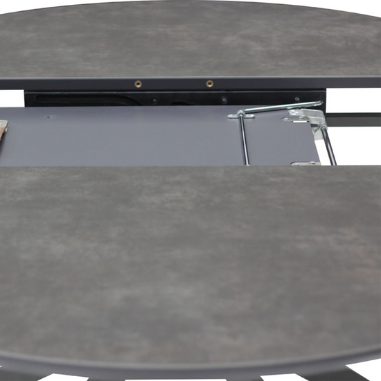 Set Mesa Circular Brixton Con Extensión + 6 Sillas Giratorias Westbourne