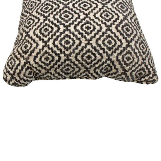 Cojín Natural 40X40 DiseñO 5 Con Cordón A Los Lados