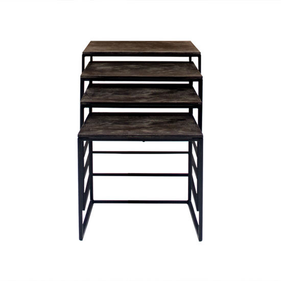 Mesas Victory Concreto Set 4