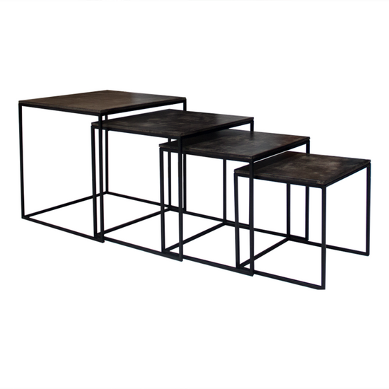 Mesas Victory Concreto Set 4