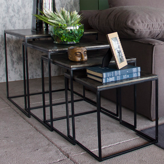 Mesas Victory Concreto Set 4