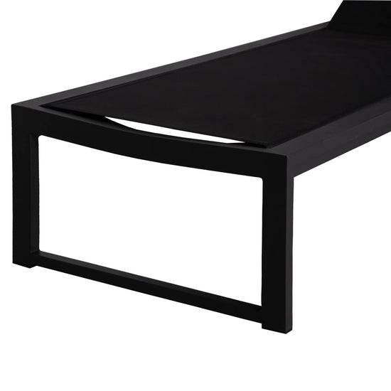 Camastro + Mesa Lateral Ibiza Negro