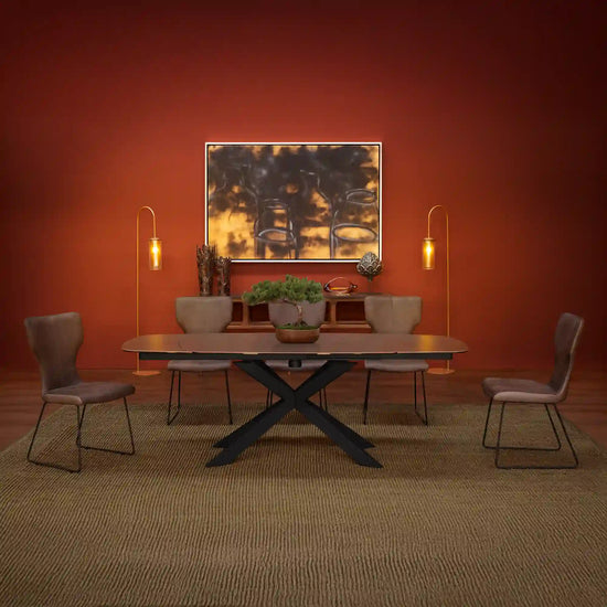 Mesa Ovalada Con Extension Bronx