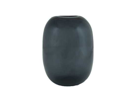 Jarrón Carolina Ch sin Cuello Negro traslucido - Muebles Pergo