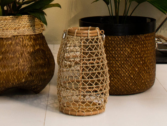 Linterna Ma043 Con Asa Natural Rendonda Mediana