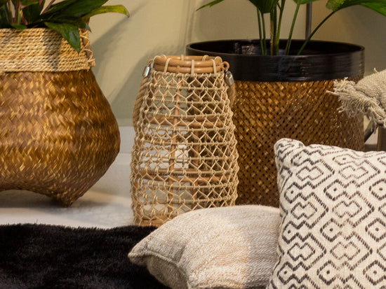 Linterna Ma043 Con Asa Natural Rendonda Mediana