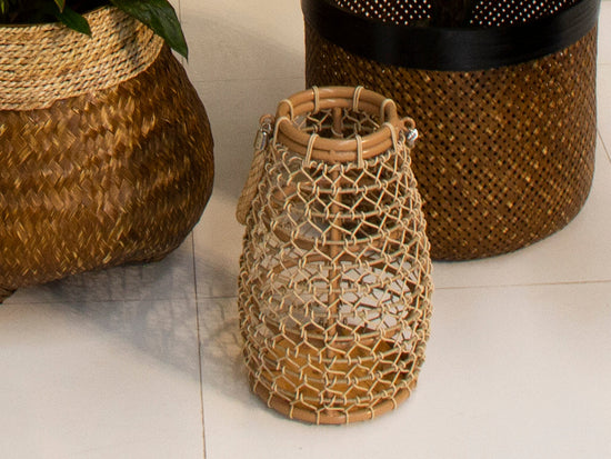 Linterna Ma043 Con Asa Natural Rendonda Mediana