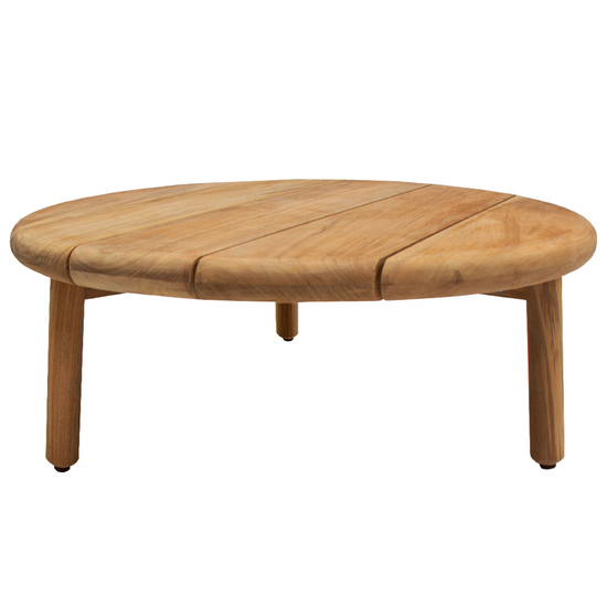 Mesa De Centro Redonda Ceylon Teka 0.90M.