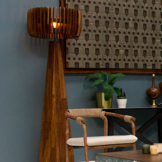 Lámpara De Piso Hongo