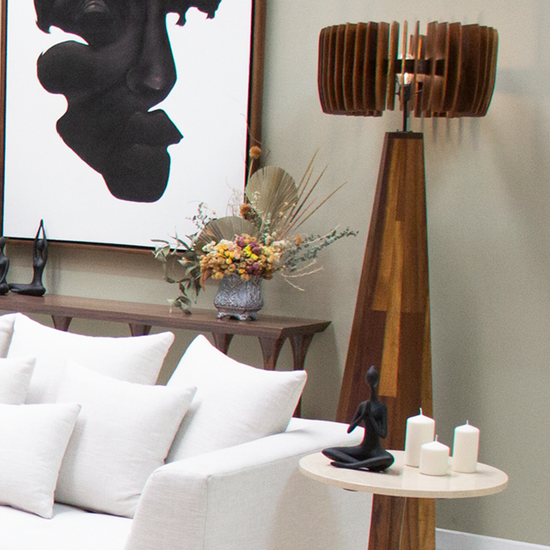 Lámpara De Piso Hongo