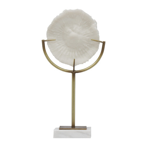 Coral Decorativo De Resina En Base De Marmol I