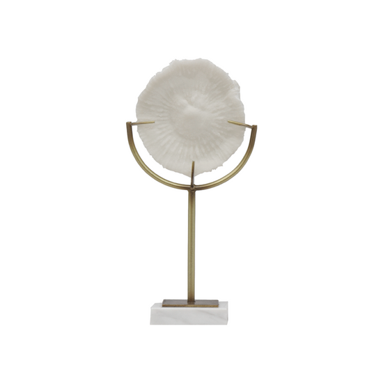 Coral Decorativo De Resina En Base De Marmol I