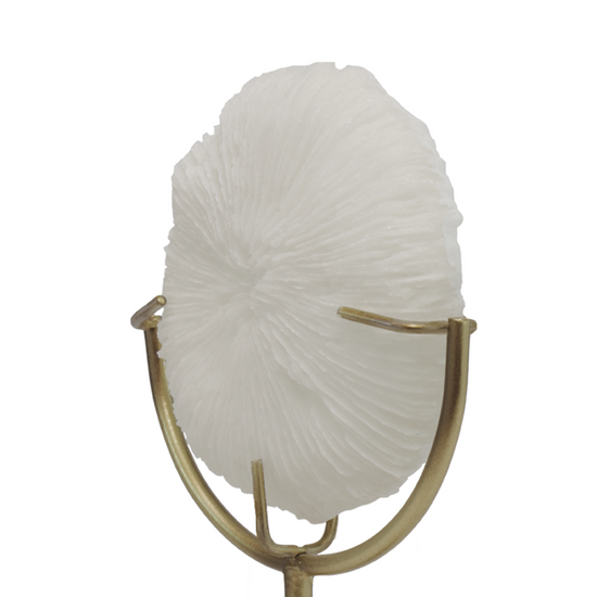 Coral Decorativo De Resina En Base De Marmol I