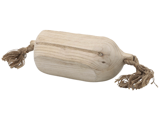 Charola Madera Con Borlas Marron