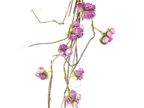 Rosas Colgantes Color Morado - Muebles Pergo