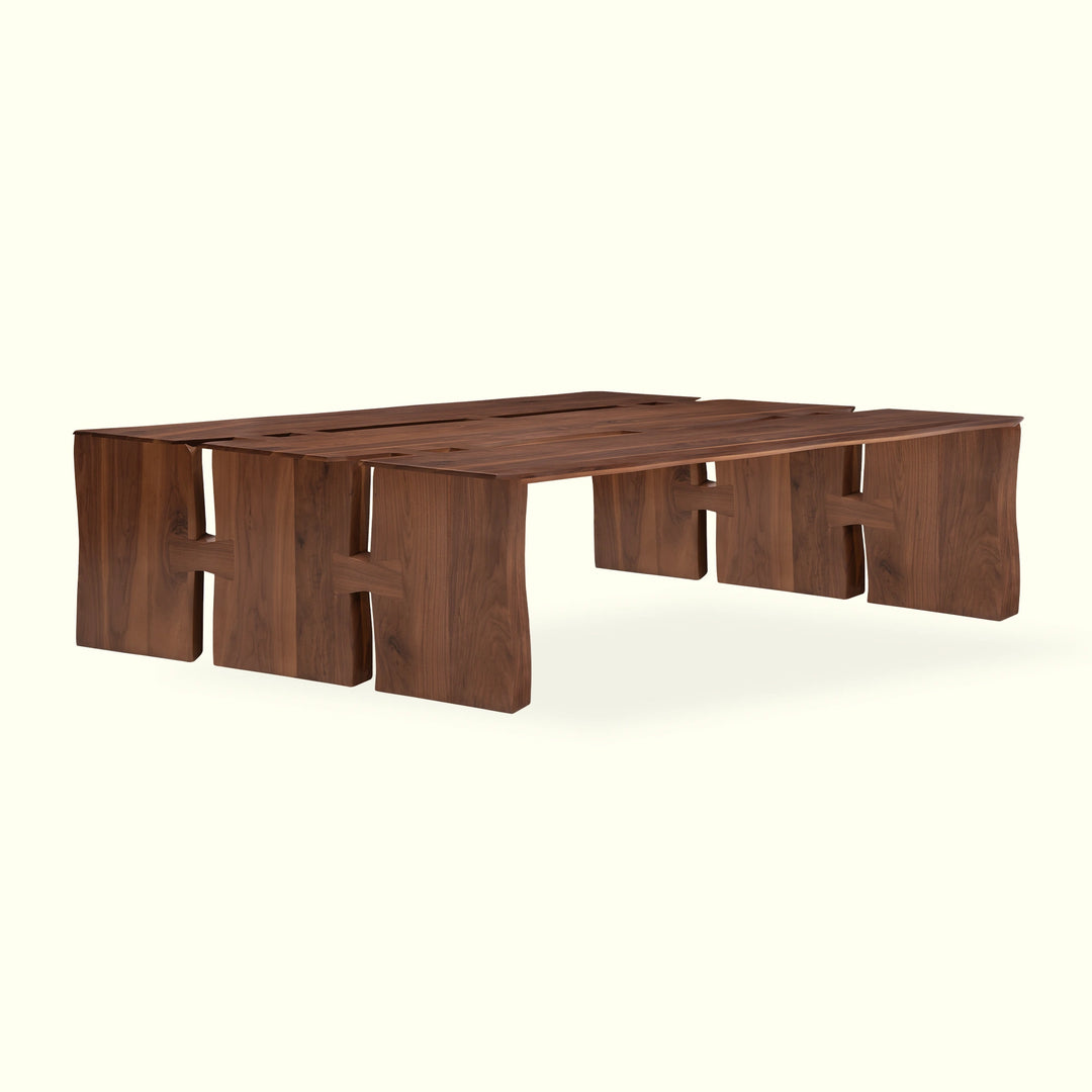 Mesa De Centro Moño Nogal