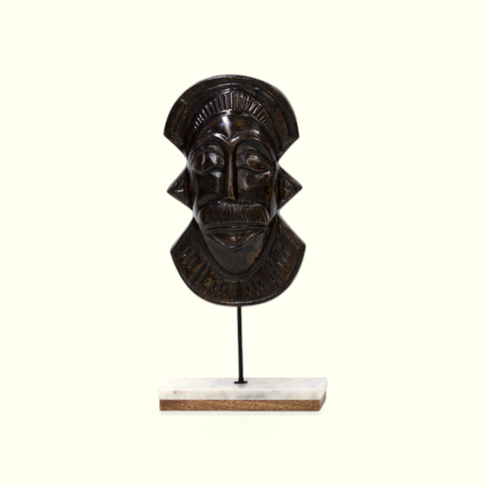 Escultura Mono Indu Negro