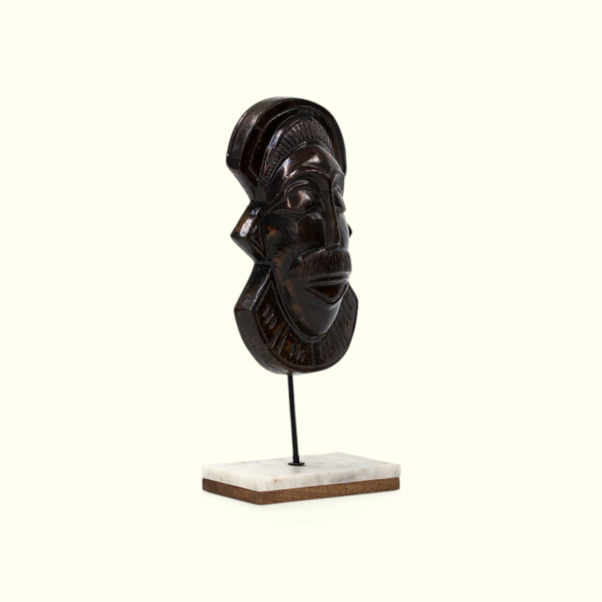 Escultura Mono Indu Negro