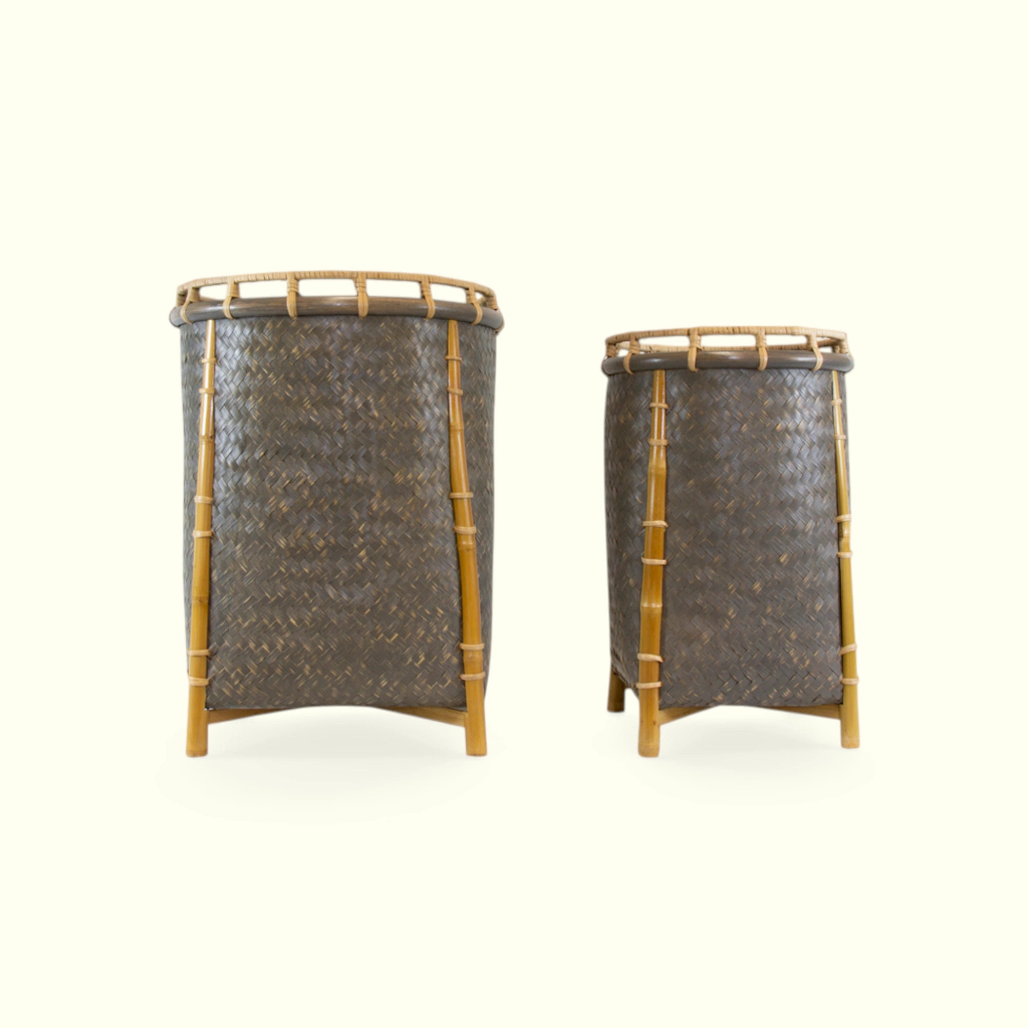 Set De Cestos Gris. 2 Piezas