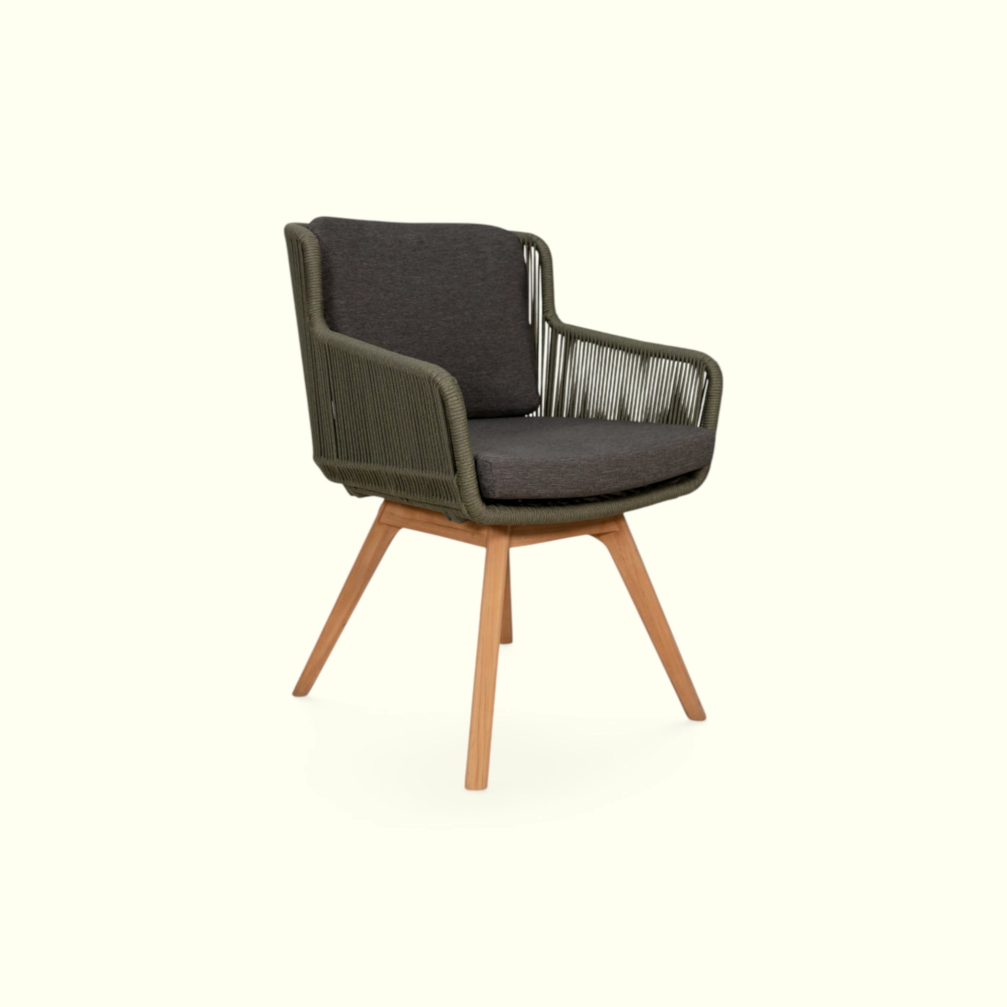 Silla para Exterior Flores Verde