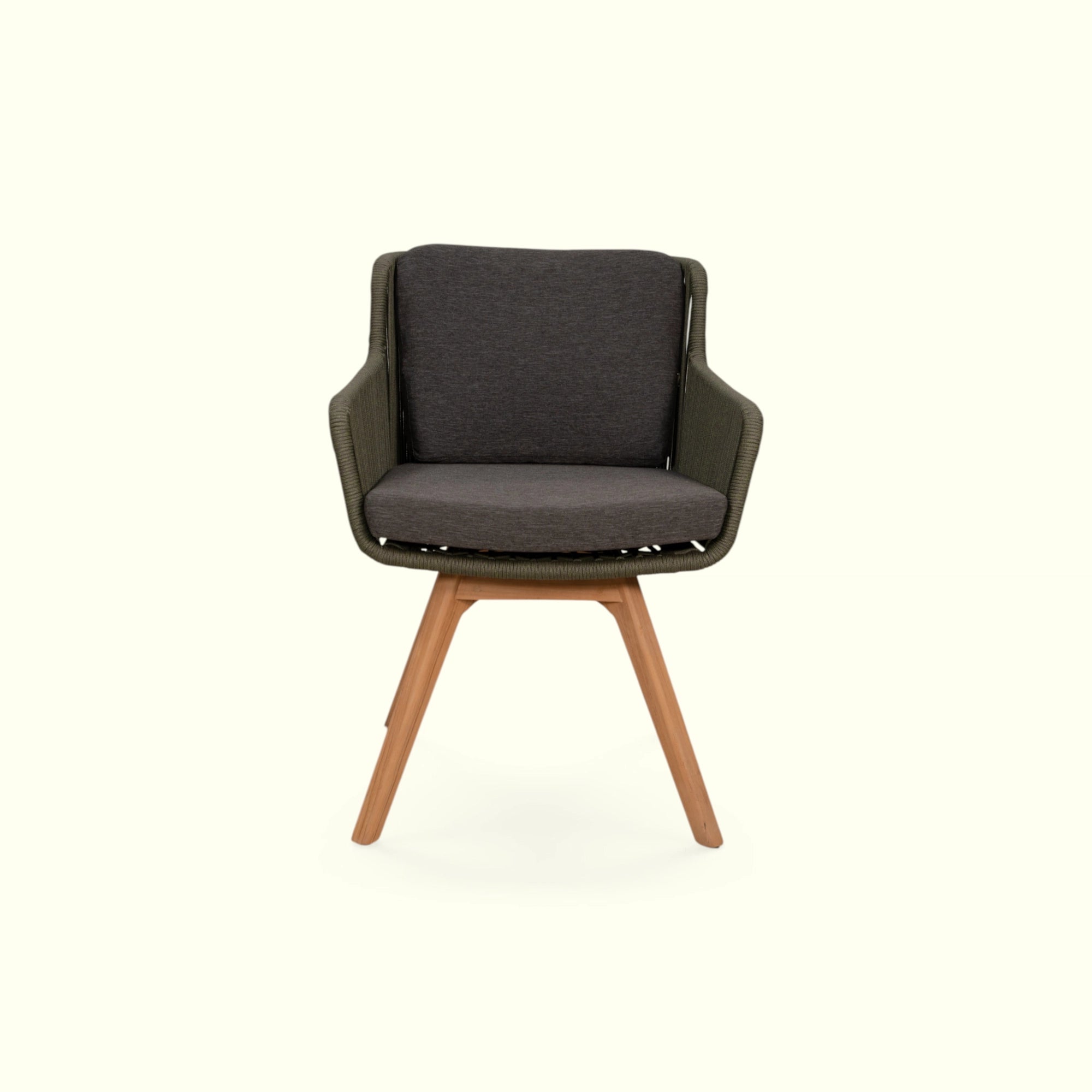 Silla para Exterior Flores Verde
