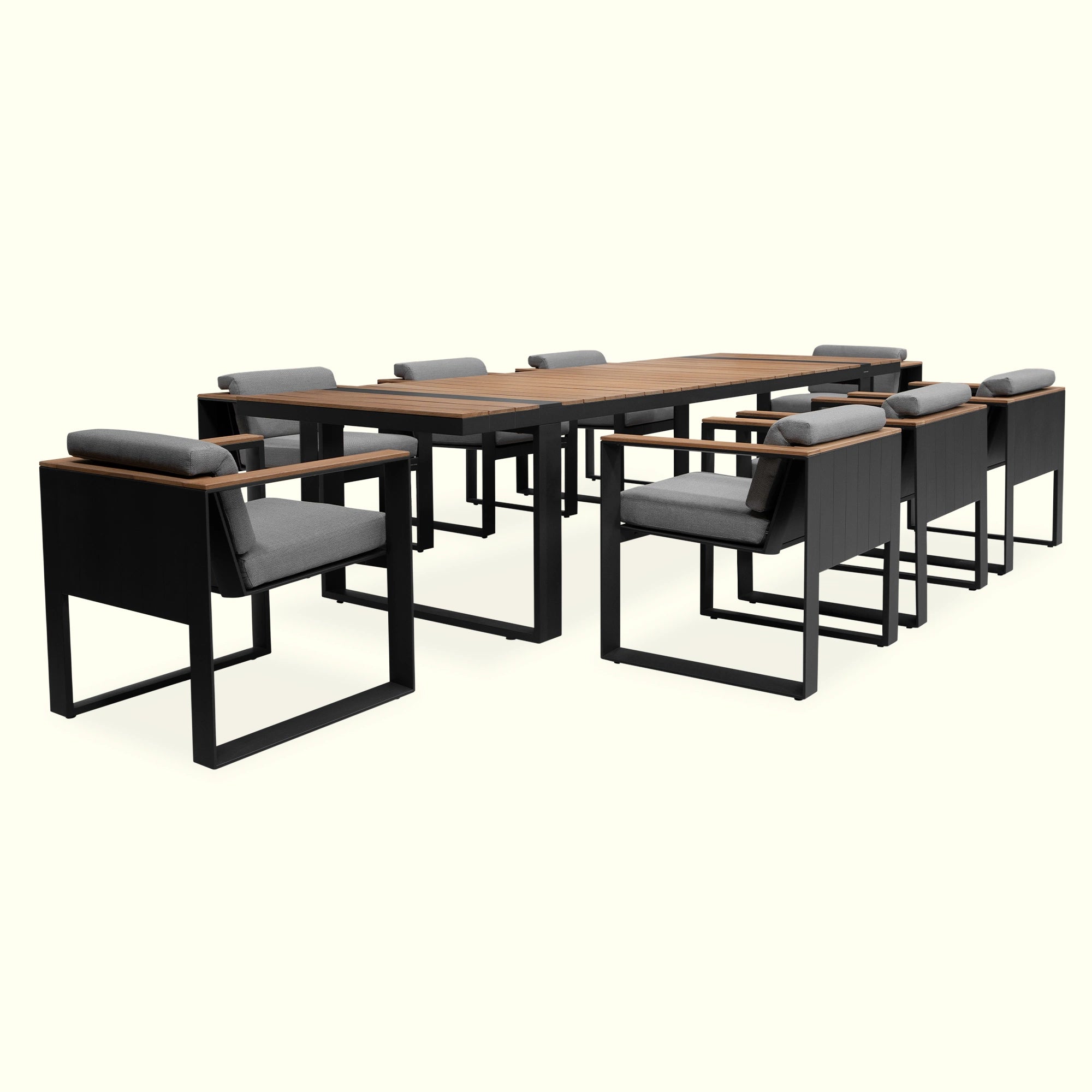 Comedor para Exterior con 8 Sillas Cambusa