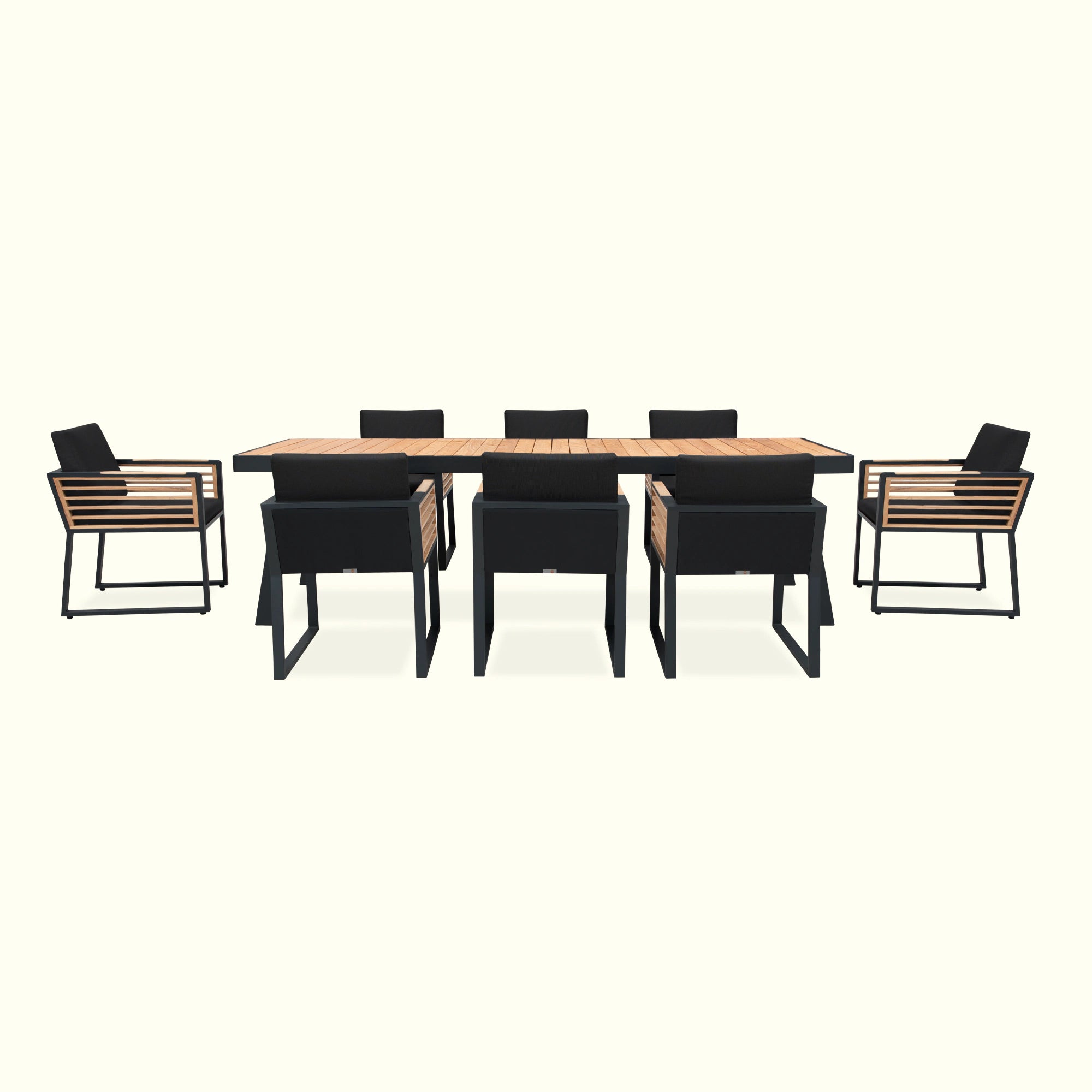 Set Mesa Rectangular + 8 Sillas York