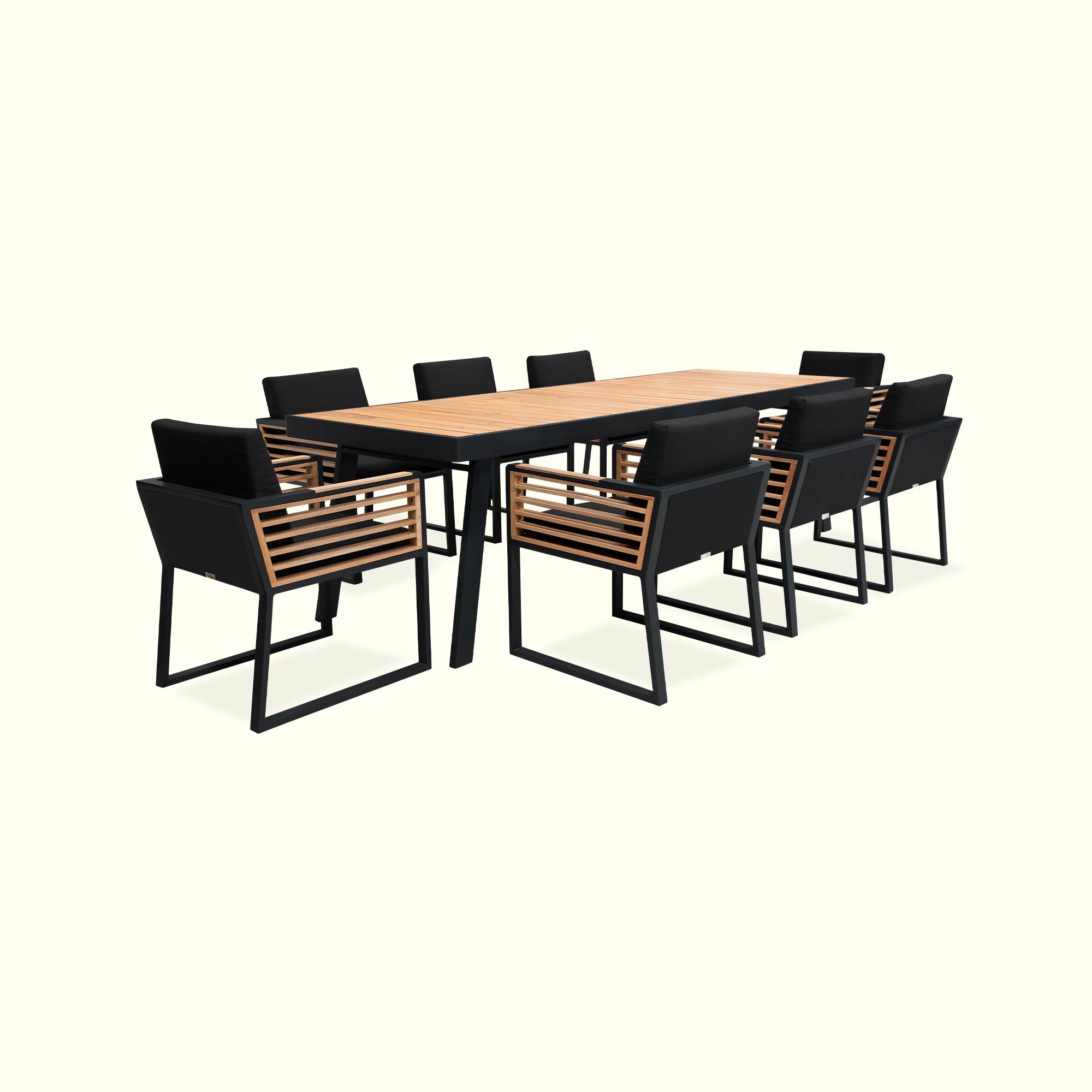 Set Mesa Rectangular + 8 Sillas York