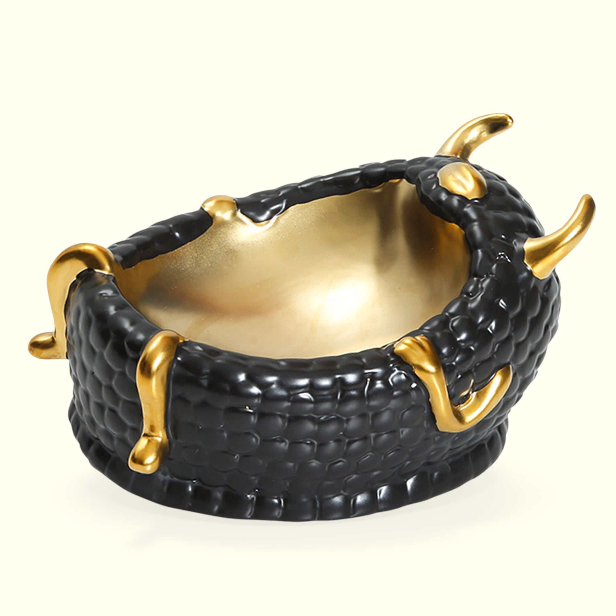 Plato De Vaca Tumbada Negro