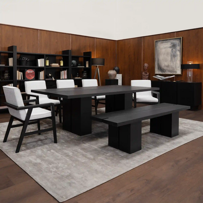 Set Comedor y Banca Más 5 Sillas Cabos, 2.4M