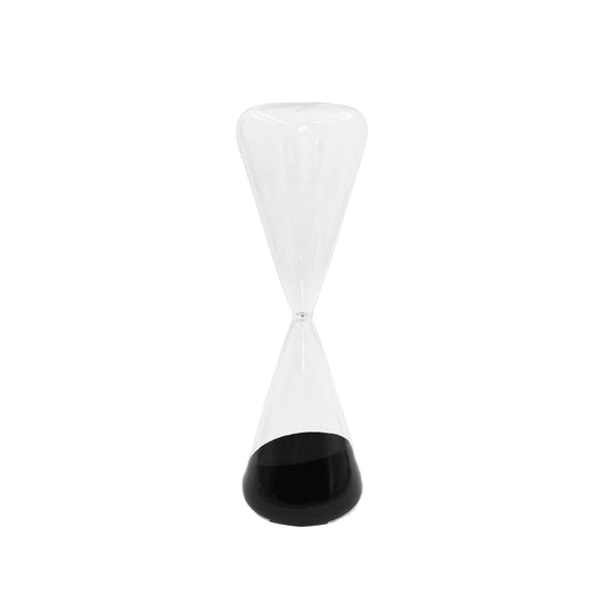 Reloj Decorativo Jack de Vidrio con Arena Negra