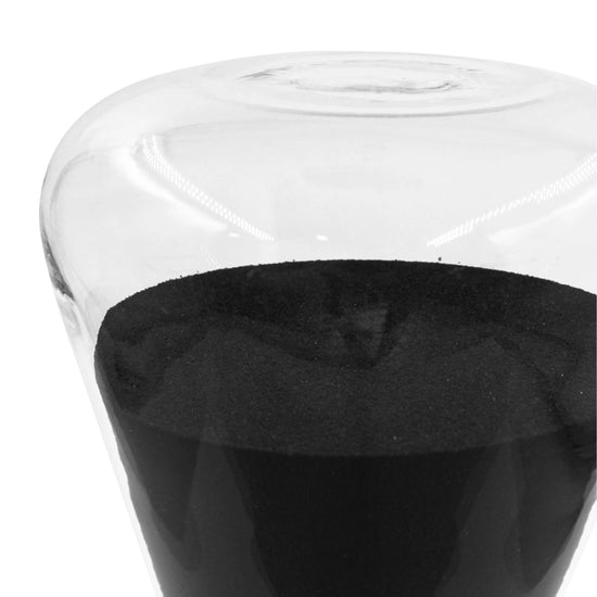 Reloj Decorativo Jack de Vidrio con Arena Negra