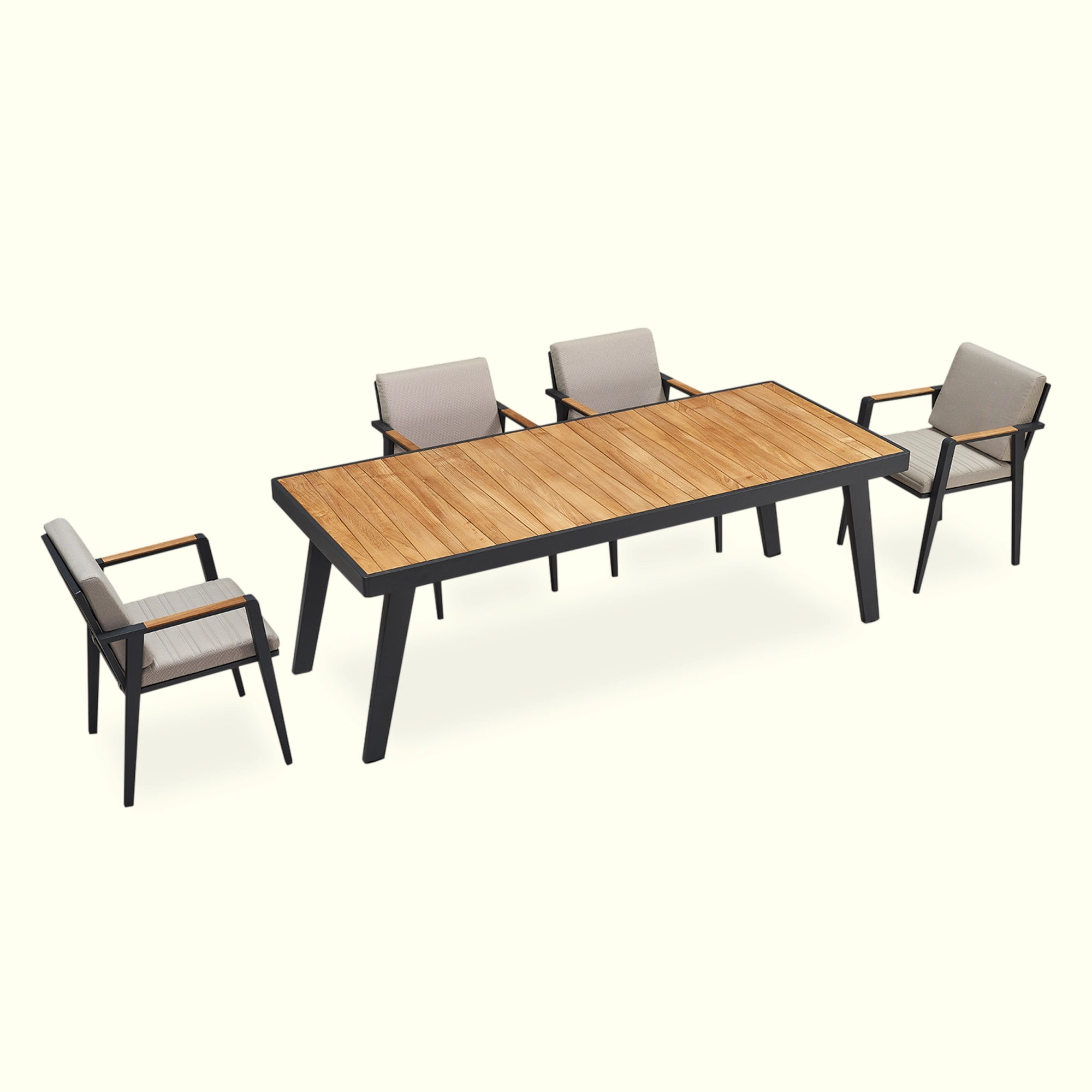 Set Comedor Más 6 Sillas de Exterior Emoti