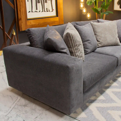 Love Seat Viena Charcoal BLK