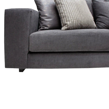 Love Seat Viena Charcoal BLK