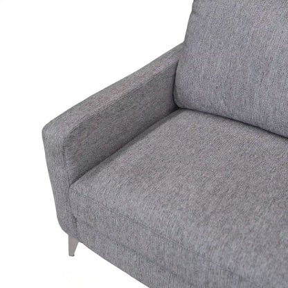 Love Seat Bucarest Silver