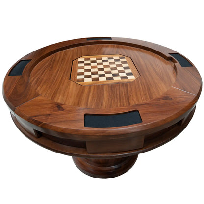 Mesa de Juegos Redonda para 4 Personas