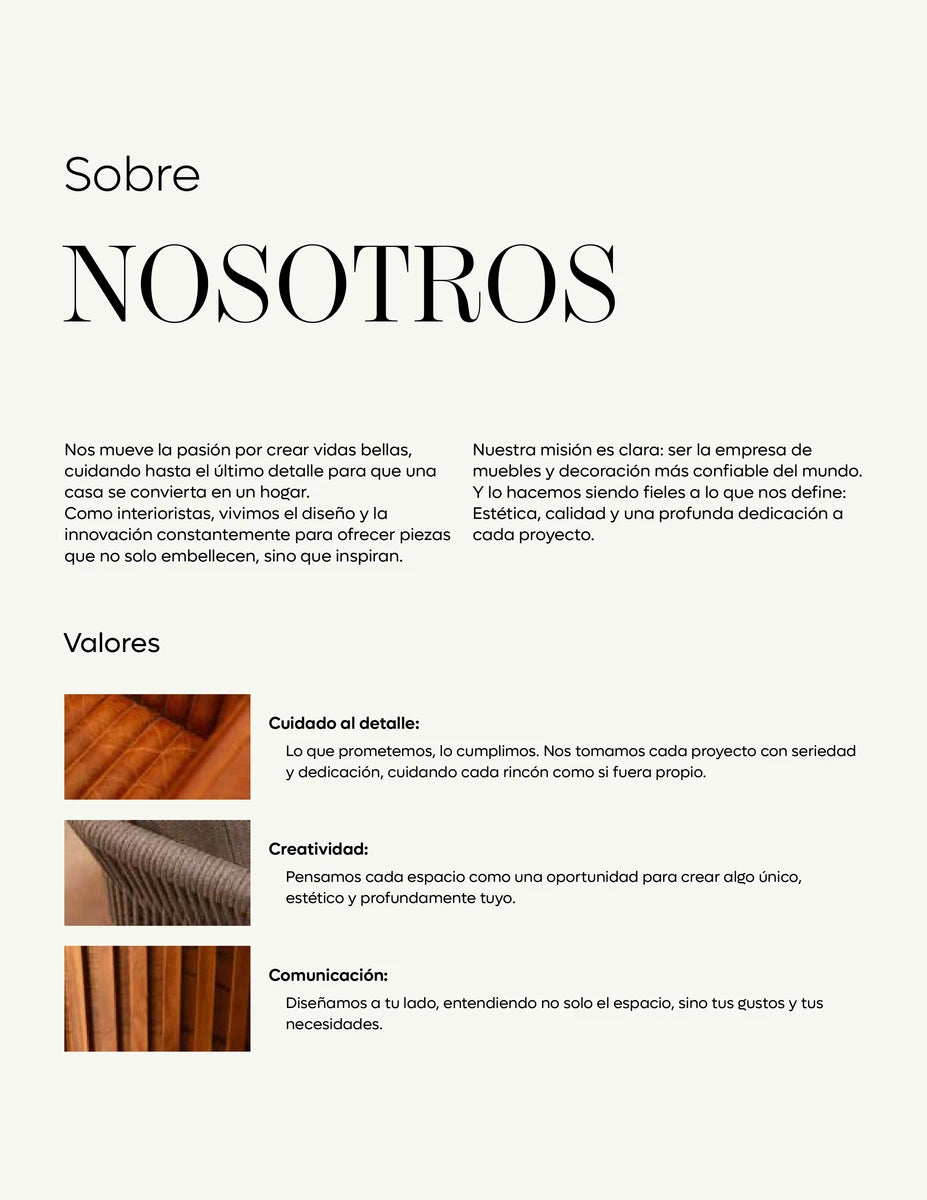 brochure de interiorismo