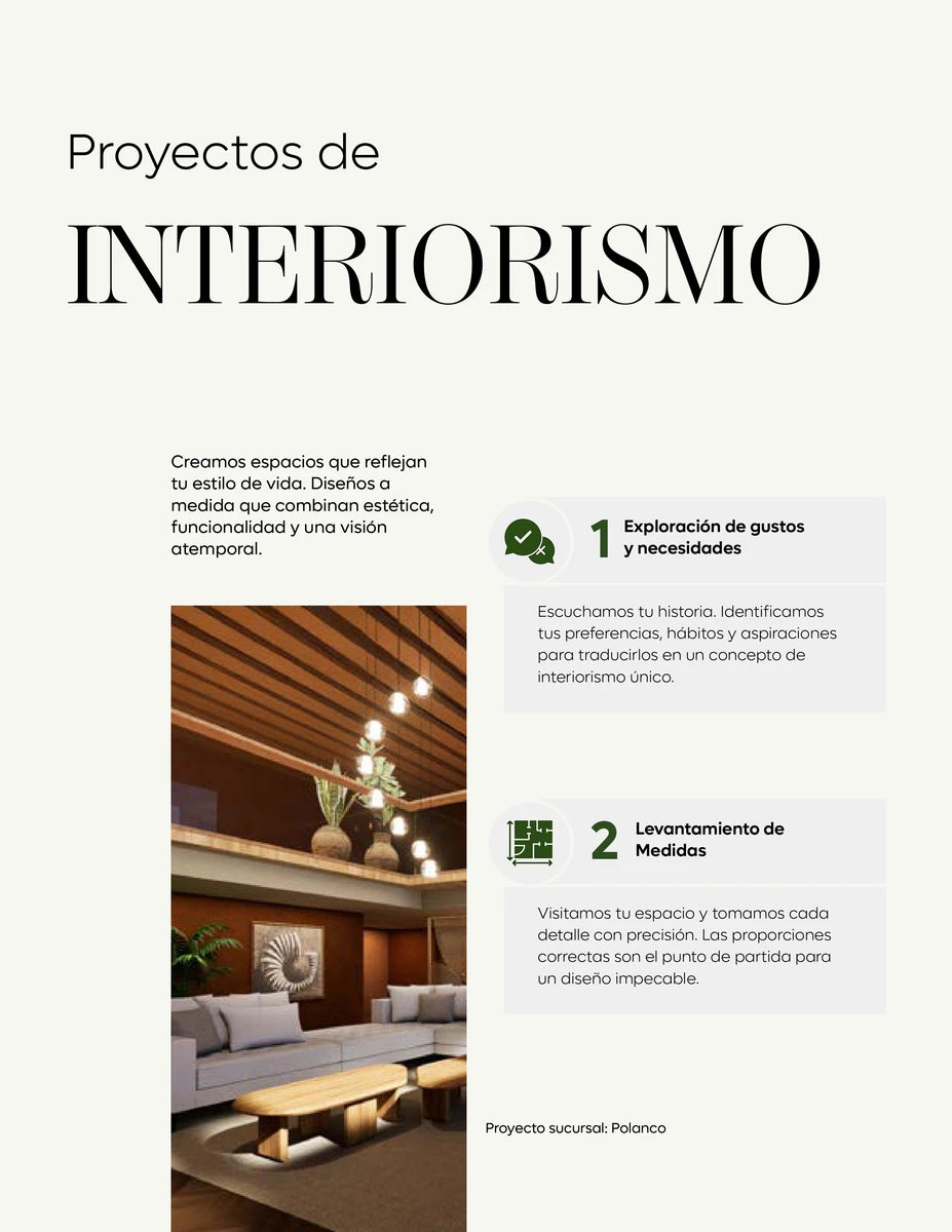 brochure de interiorismo