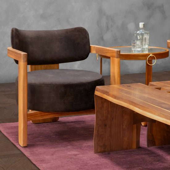 Sillón Alexandria Color Chocolate