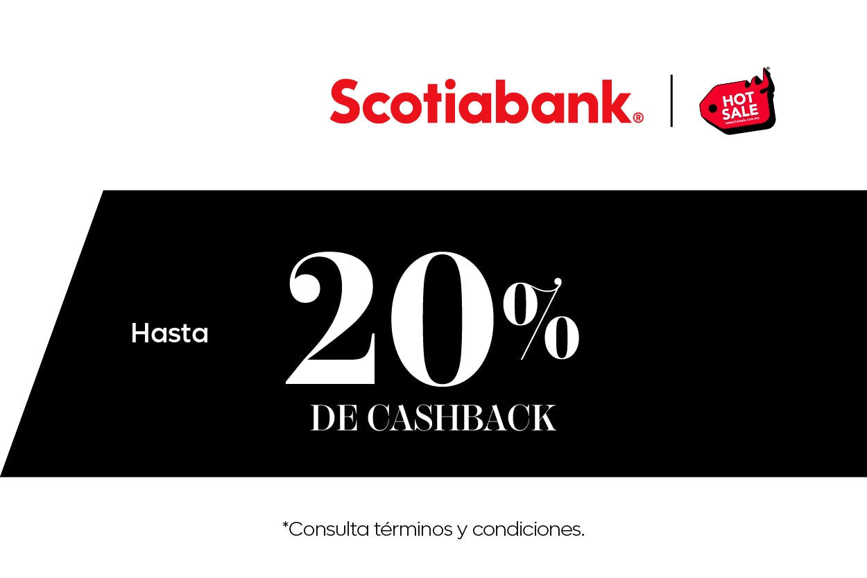 Scotiabank: Hasta 20% de cashback