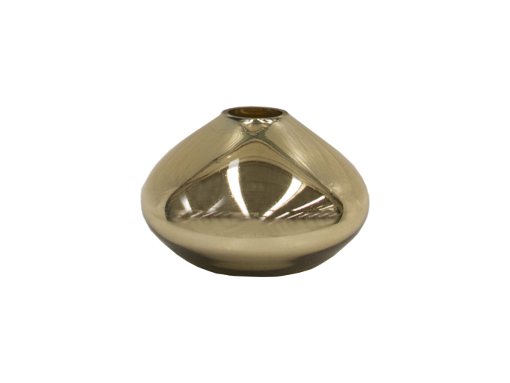 Jarrón milán mediana dorado - Muebles Pergo