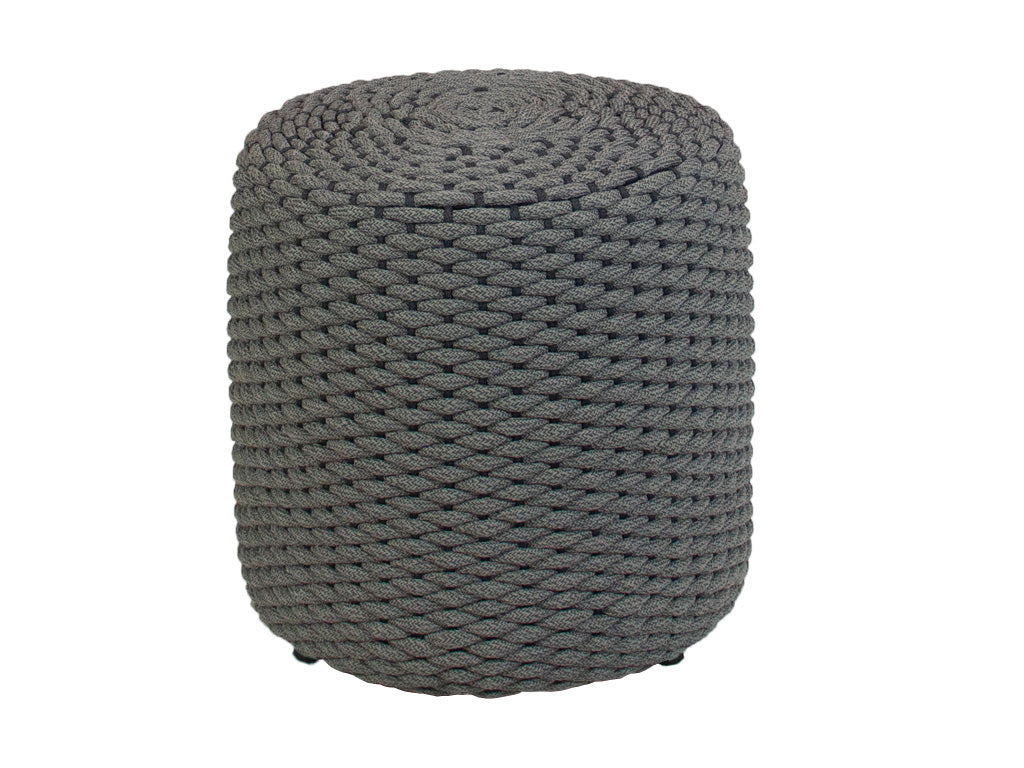 Muffin rope puff color gris - Muebles Pergo