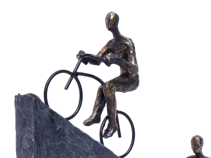 Escultura Paseo En Bicicleta